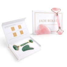 Load image into Gallery viewer, Beauty Set with Gua Sha and Facial Roller
